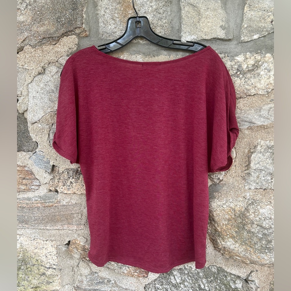 Colette Romey Cold Shoulder Knit Tee - Picture 6 of 11